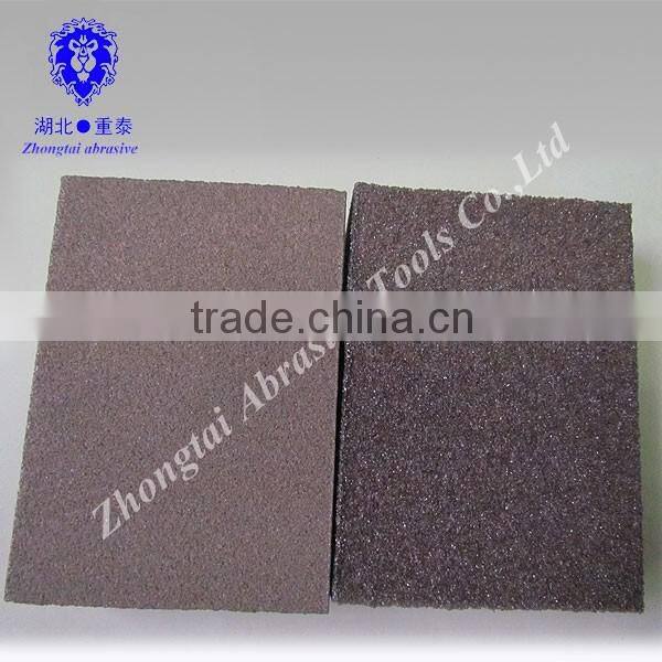 Trapezoidal block sanding spong abrasive ,cleaning sponge