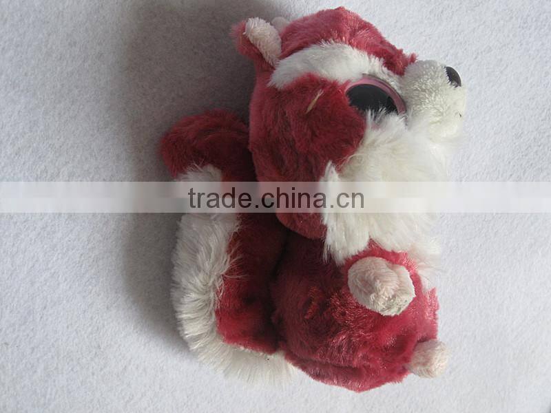 2014Hot Sale Plush Animal Big Eyes The red squirrel soft toys