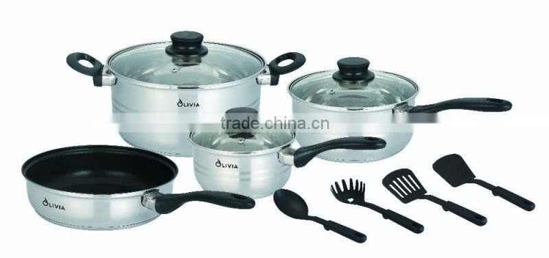 18/8 stainless steel cookware IN STOCK for South America