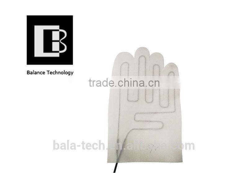 battery powered ski gloves heater liner gloves heated pad
