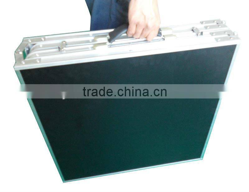 8ft black foldable beer pong game table/8ft fold up table