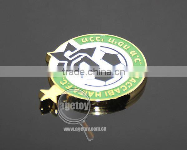 Green Box Packing Round Star Shaped Promotional Club Football Match Customize Sports Game Metal Medal
