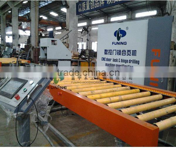 cnc door lock hinge hole boring machine