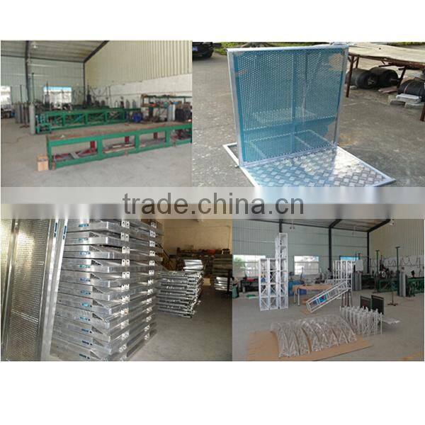 Hot selling concert crowd control barrier, aluminum crowd barricade for sale