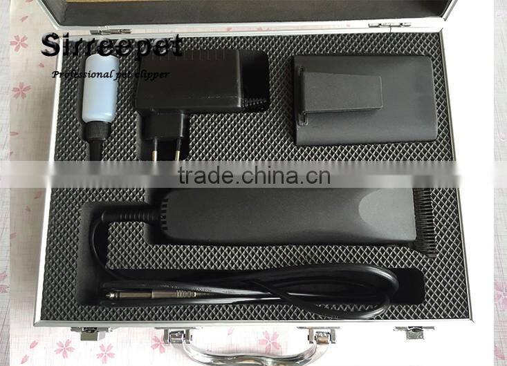 80W Professional 2-speed cordless rechargeable lady electric horse clipper with 10w 70mm wide blade