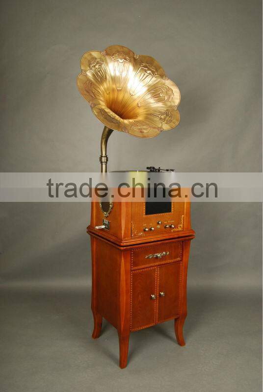Hot sale high quality toy gramophone,Musical instruments gramophone toy, fashion style gramophone set JHF-077