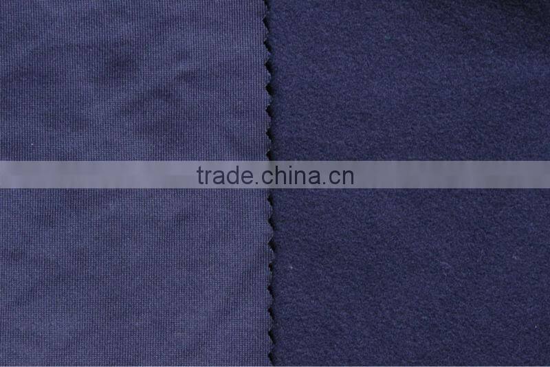 polyester spandex fleece