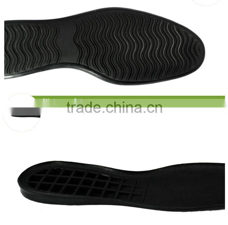Black color flexible casual shoes rubber outsoles