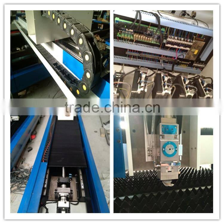 2016 hot sale Fiber metal laser cutting machine for cutting metal tube and plate 1000W 1350 of Dowell