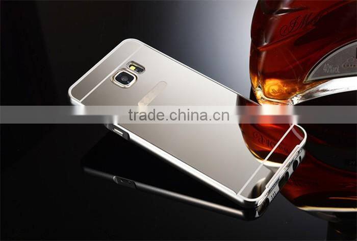 For Samsung Note 5 Case Cover Luxury Mirror 2 in 1 Metal