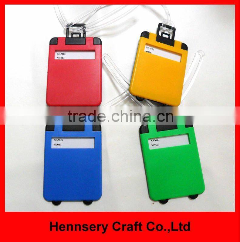 Promotion hard hard plastic hang tag