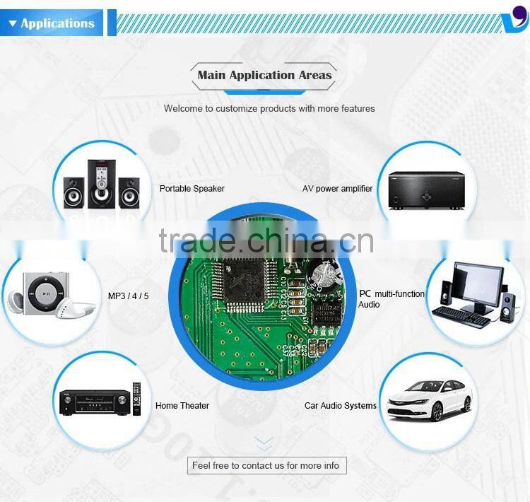 Hot sale multifunctional usb sd audio module remote control