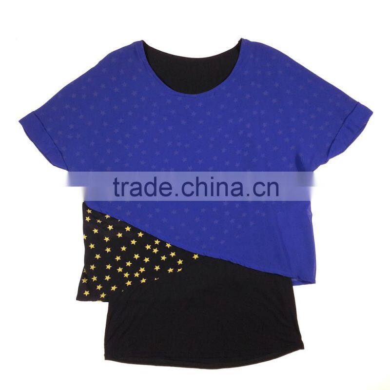 Top Selling Short Sleeves Multi Layers Chiffon Ladies Dress