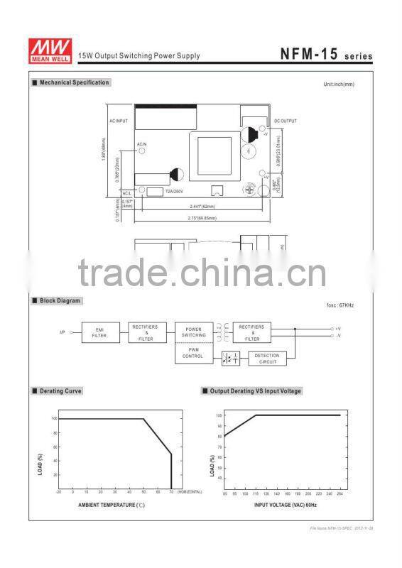 meanwell switch power supply