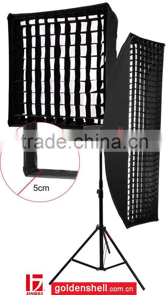 JINBEI EM Series Gird Soft Box, Photo Studio Flash Accessory, Rectangular, Octagonal, Photographic Equipment