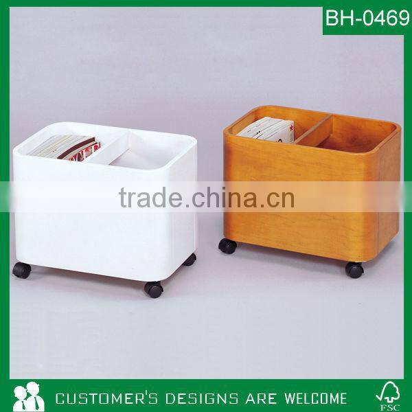 Wooden Magazine Rack, Modern Magazine Rack, Wall Magazine Rack