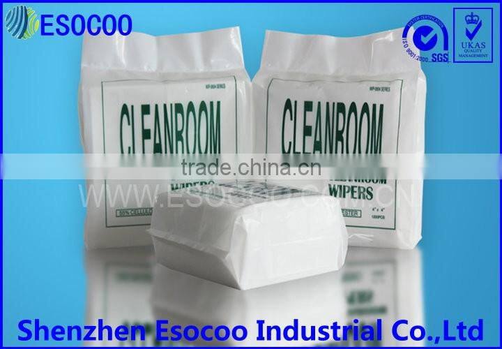 High absorbency cleanroom wiper paper for industrial line