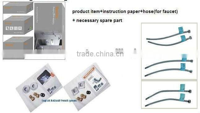 HS15002 inox ss304 Stainless steel one hole 4" bathroom basin faucet mixer tap