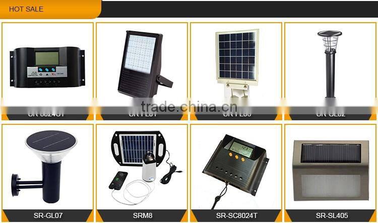 high quality LCD display ce rohs approved 12v 24v pwm solar charge controller manual