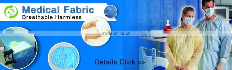 PP SMS Non woven Disposable Surgical Gown with High Quality and Low Price Fabric Roll