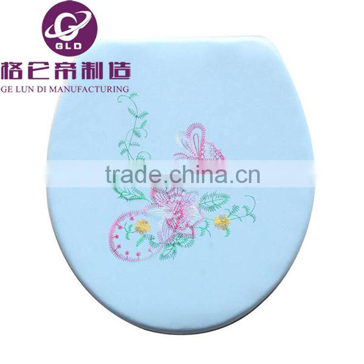 GLD Hot Sales Image Printed Color Adult soft toilet seats Soft Toilet Seat lid For toilet bathroom