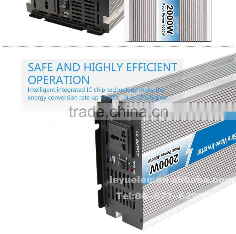OPIP-2000-2-12 High efficiency DC to AC output pure sine power inverter 2000w