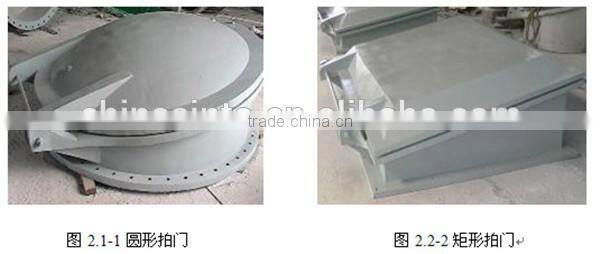 high strength non-return hdpe flap valve,,flap gate valve