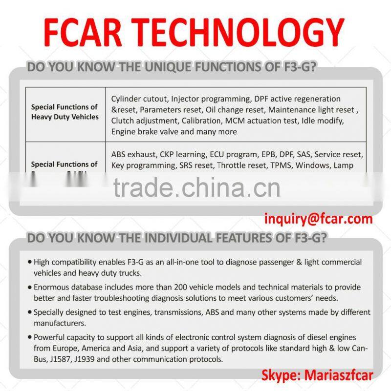 F3 G scan tool, for Mercedes trucks cars diagnostic scanner