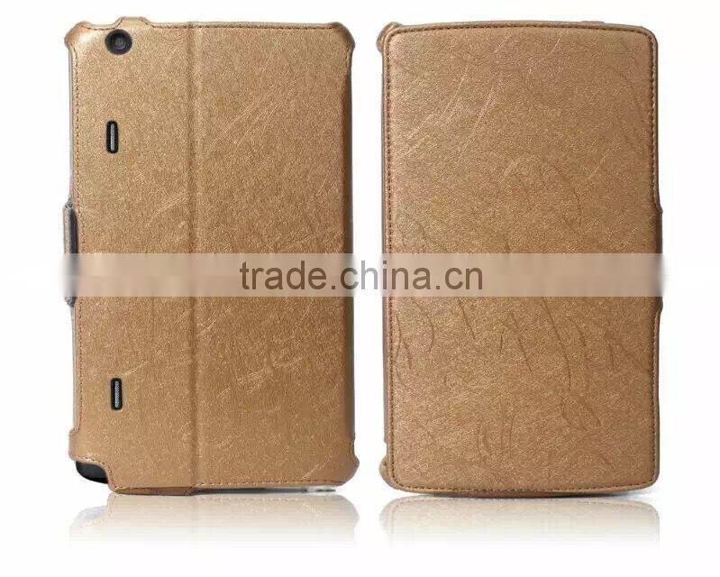 Wholesale book design leather case, flip pattern pu leather case for LG G Tabled 8.3 V500