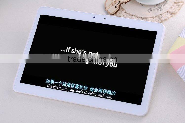 10.1 Inch MTK8382 Quad Core Tablet PC With 3G Phone Call Function