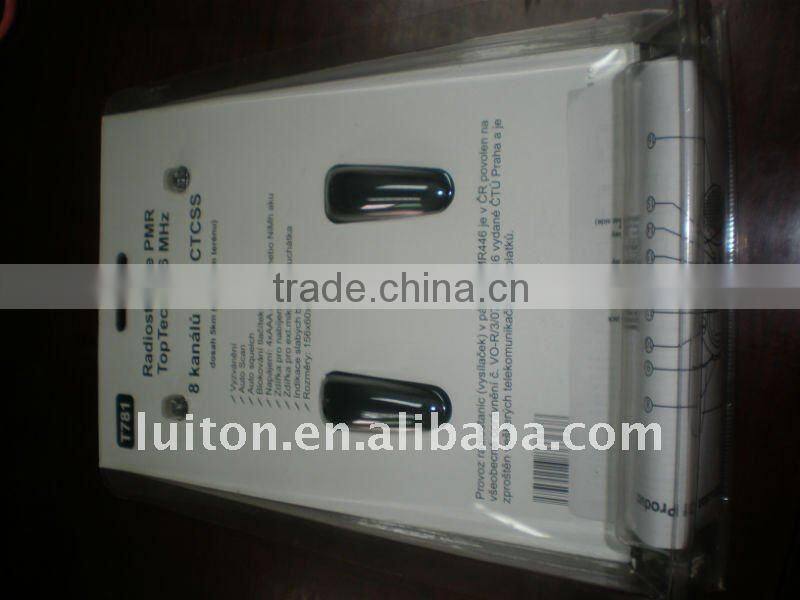 0.5w walkie-talkie, T-168 with fixed antenna
