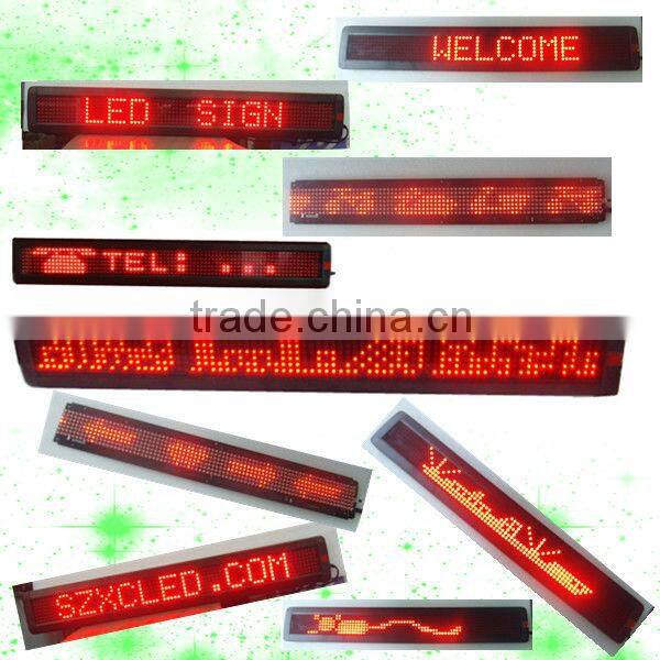 Wireless WIFI communication P7.62-7*80RG industrial LED display