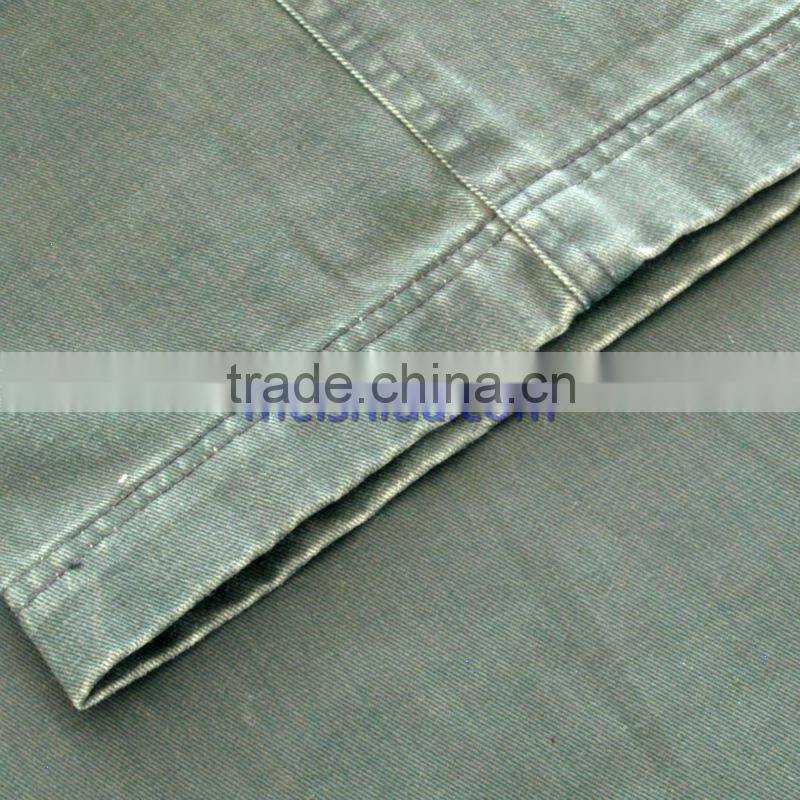 washed effect cotton fabric, cotton twill, cotton canvas with pigment dyeing