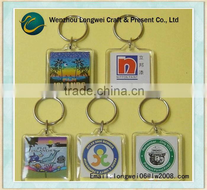 oem photo frame lego keychain/keychain manufacturers in china