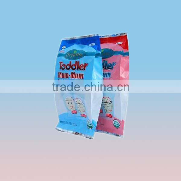 Gusset snack frozen food bag