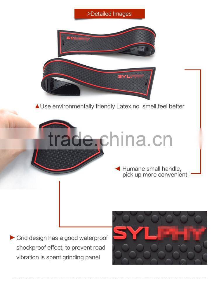 Fancy accessories car antiskid mat cup mat for Sylphy 2012-2014 16pcs/set