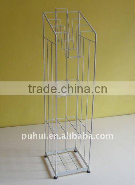 metal foldable newspaper stand