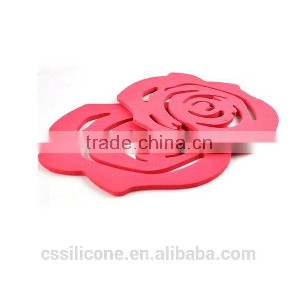Eco-friendly high quality silicone cup mat HOT sale 100% food grade silicone