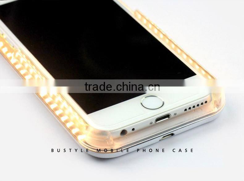 3d printer manufacturer china high quality LED lumee pc phone case for iphone 6s 7 for huawei P9 for iphone 7 for samsung S7