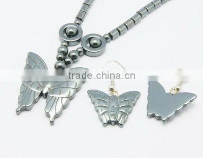 Magnetic Hematite Jewelry Set(SJEW-Q009-1)