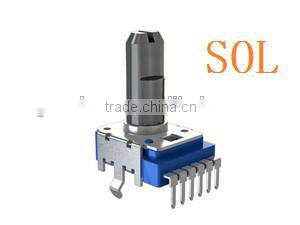 11mm rotary potentiometer dual rotary potentiometer 5k B100k OHM rotary potentiometer