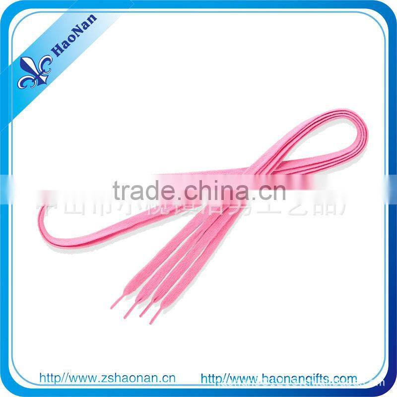 Newest design charms fashion canvas shoelace