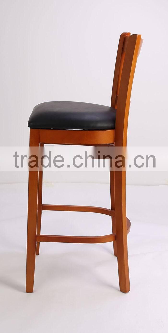 beech wood barstool wood chair hotel chair