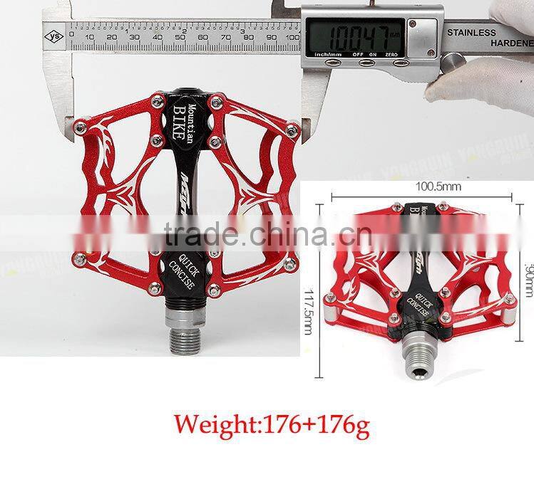 Aluminum alloy Colorful sealed bearing pedals for MTB and BMX