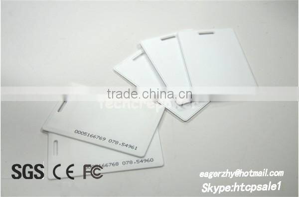 Clamshell Card Thick Proximity 125khz Card with numbers print outside