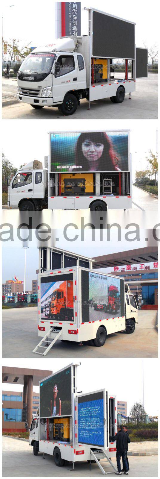 Manual transmission type and new condition left hand drive trailer truck led display distribution price