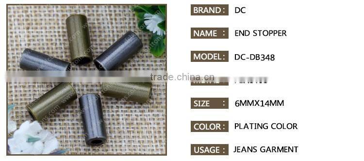 ABS plastic cord end stopper for garment