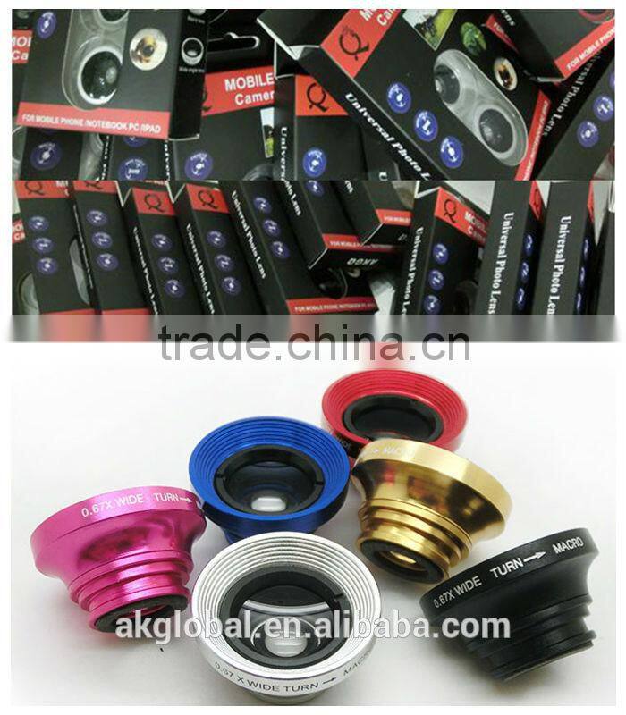 OEM Len's Color Macro wide angle Lens for mobile