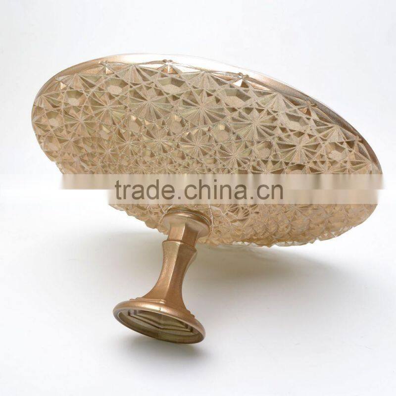 glass plate with stand decorative large glass plates
