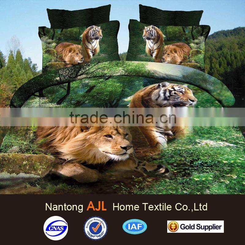 133*72 100% cotton printing animal duvet cover